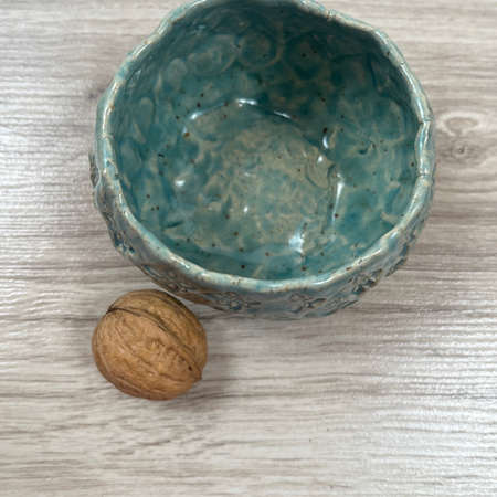 Jasnoturkusowa Czarka we Wzorki