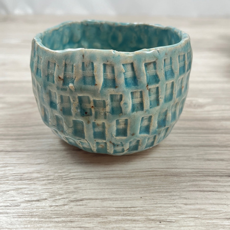 Jasnoturkusowa Czarka we Wzorki