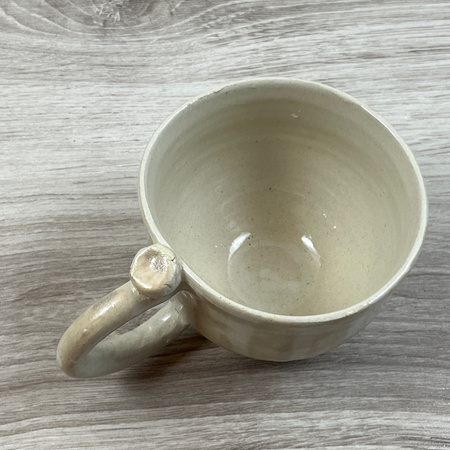 Duża Beżowa Filiżanka