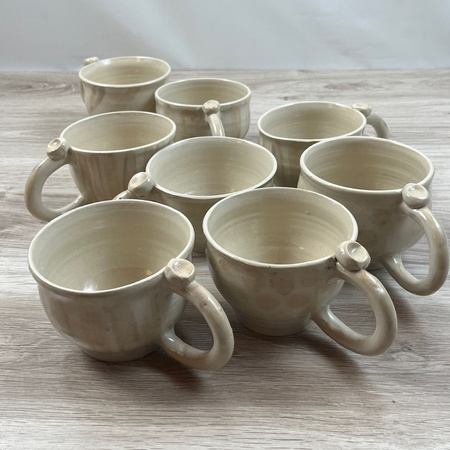 Duża Beżowa Filiżanka