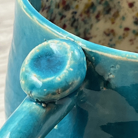 Turkusowy Kubek Komfort