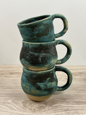 Szaro-Turkusowy Kubek