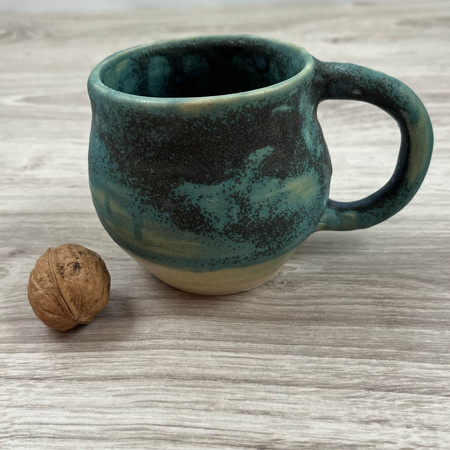 Szaro-Turkusowy Kubek