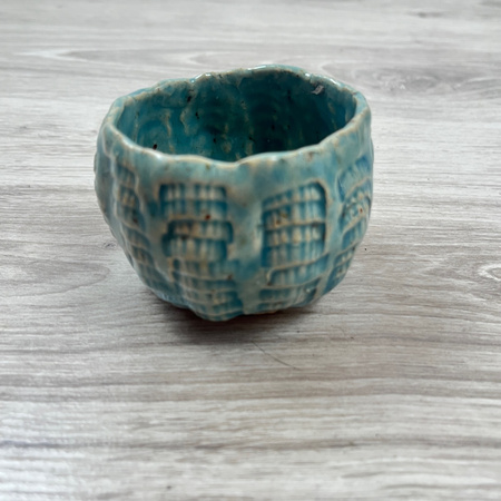 Jasnoturkusowa Czarka we Wzorki